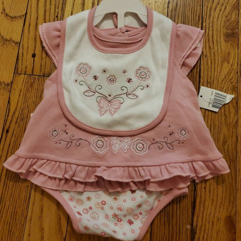 Little By Little Baby Girl Outfit Size 3-6M NWT